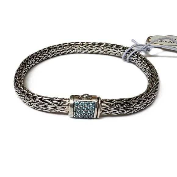ANNIKA WITT Sterling Silver Semiprecious Stone Chain Bracelet - Picture 15 of 15